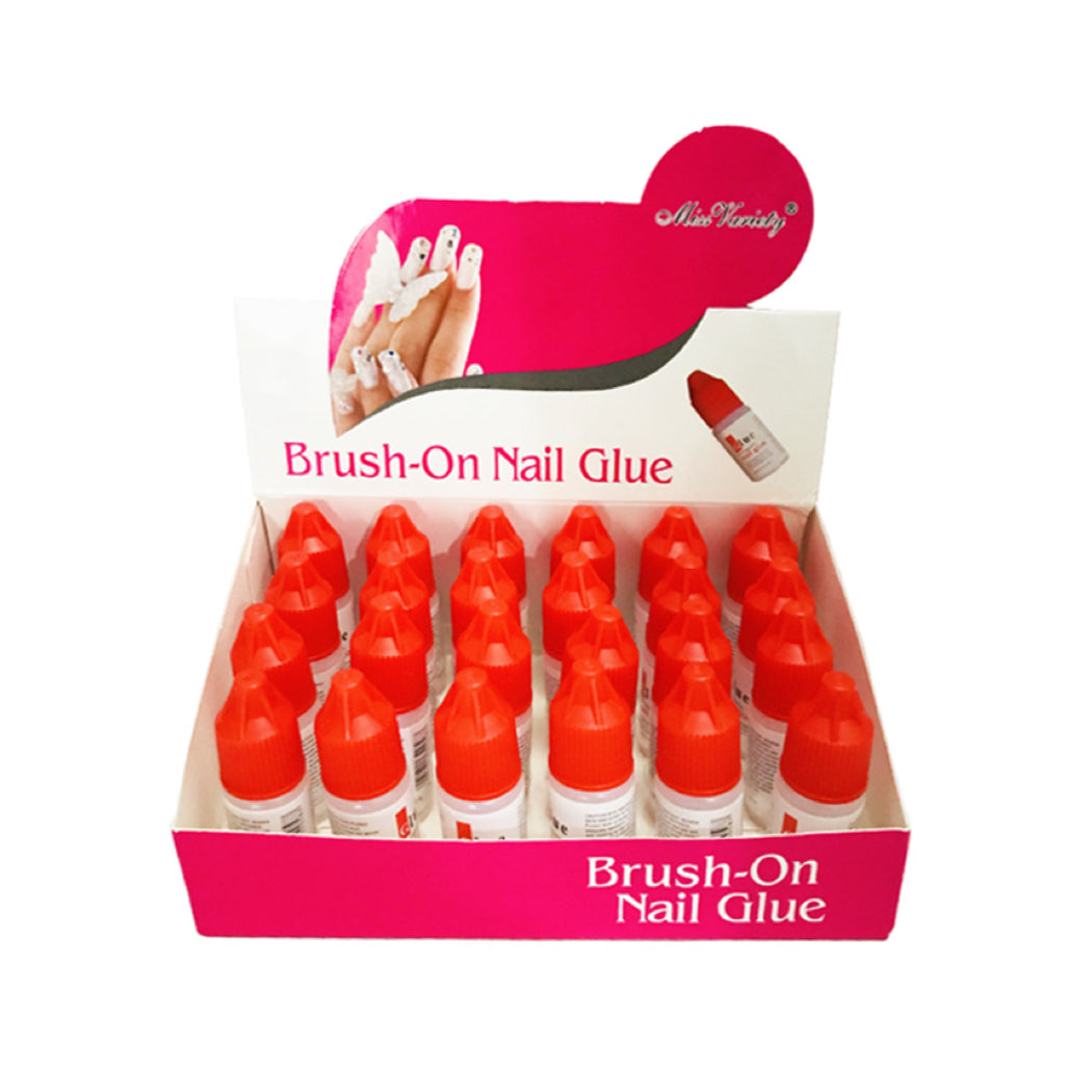 24 PCS Brush On Nail Glue