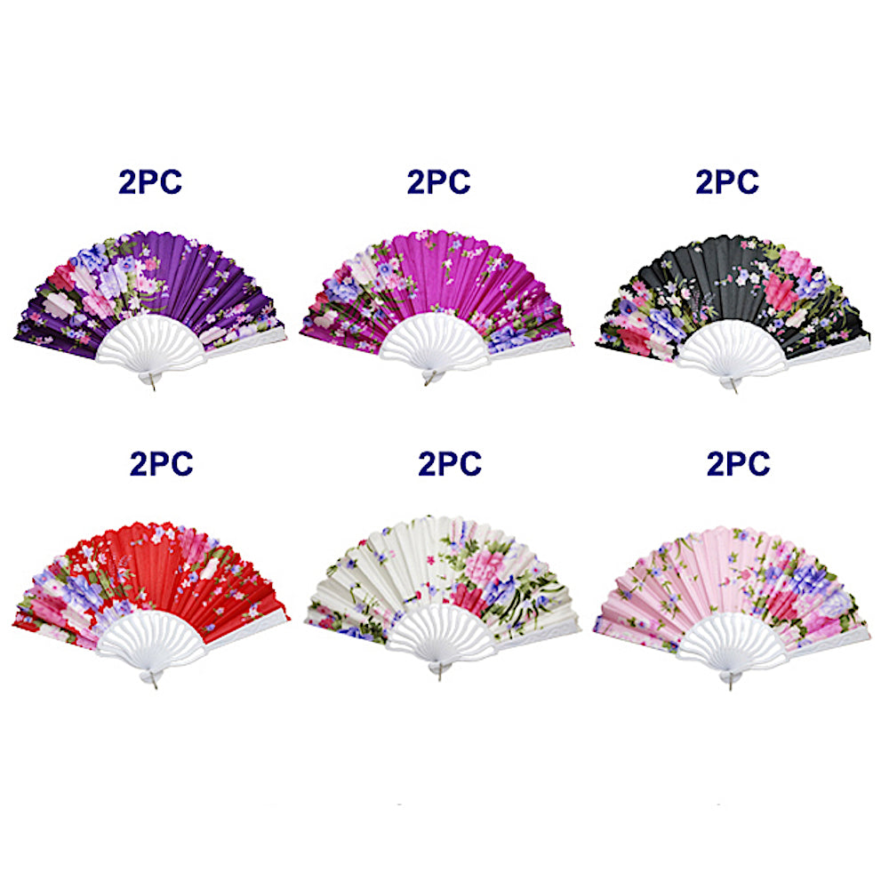 Floral Folding Fan