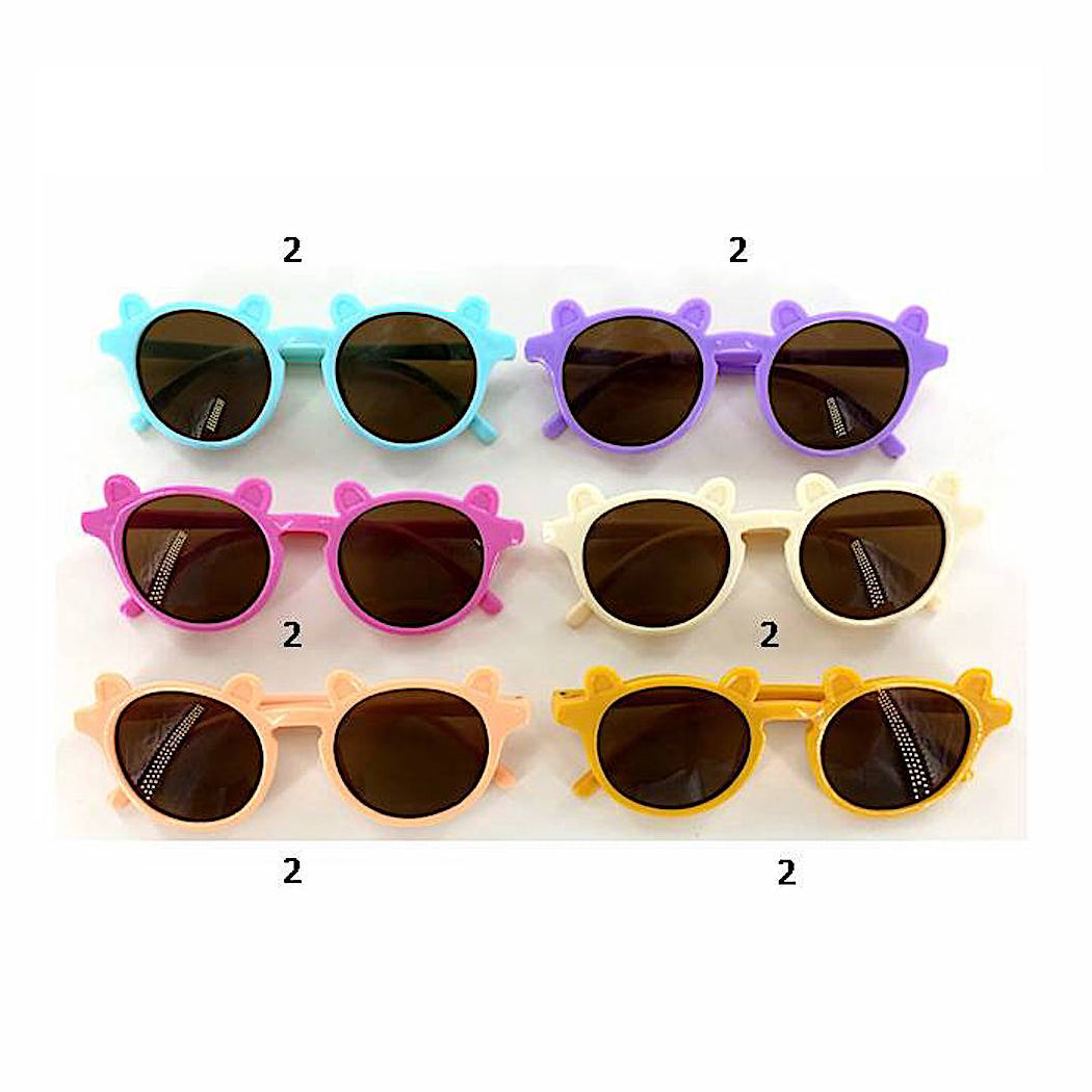 Kids Teddy Bear Round Sunglasses
