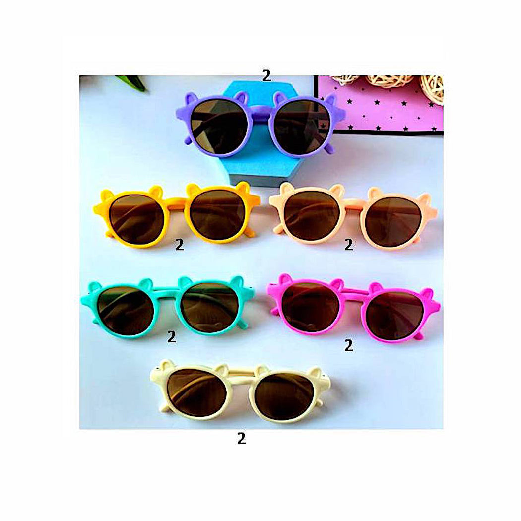Kids Teddy Bear Round Sunglasses