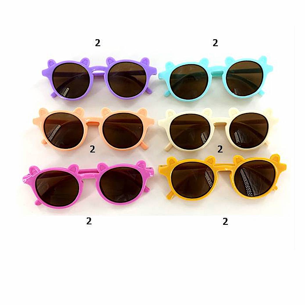 Kids Teddy Bear Round Sunglasses