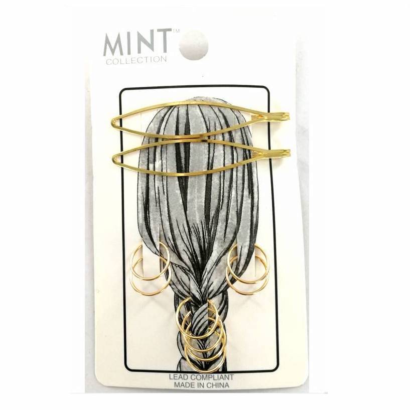 Hair Braid Ring & Bobby Pin Set