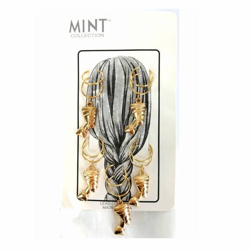 Nefertiti Hair Braid Ring Set