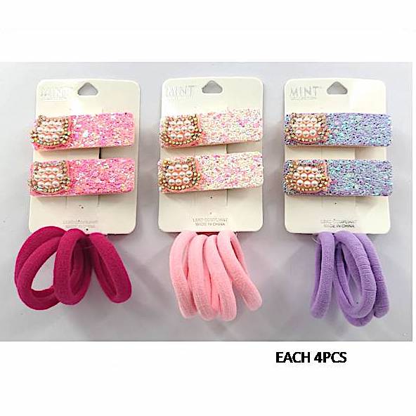 Cat Clip & Hair Tie Set