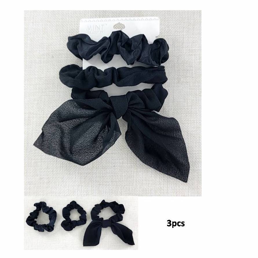 Scrunched Hair Ties 3 Pce Set