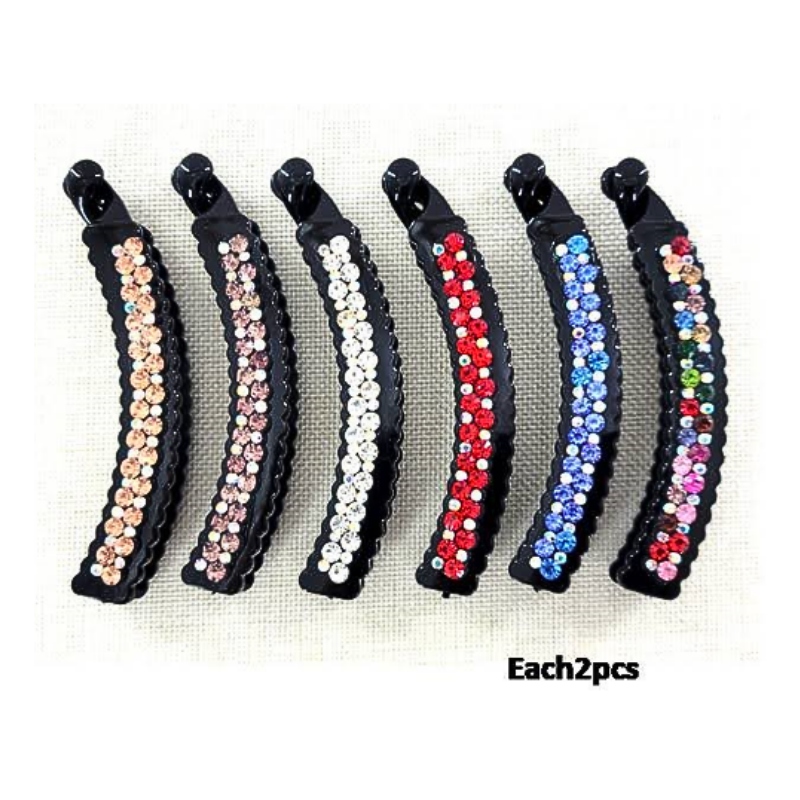 GYH10905 - Rhinestone Banana Clip