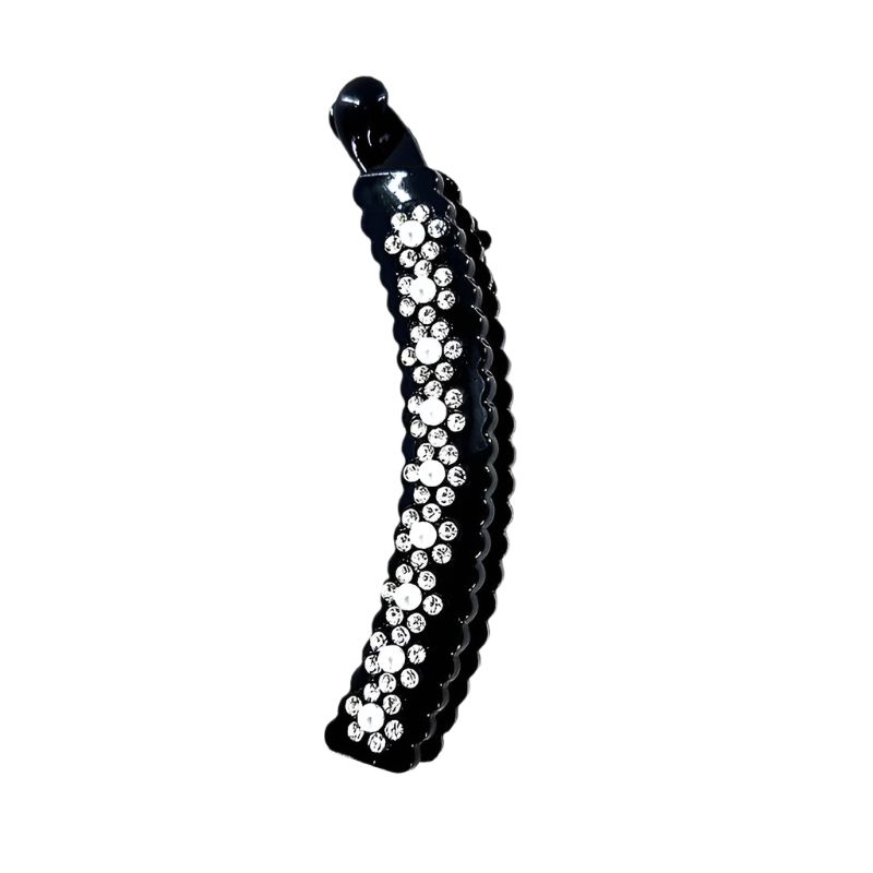 GYH10906 - Rhinestone Flower Banana Clip