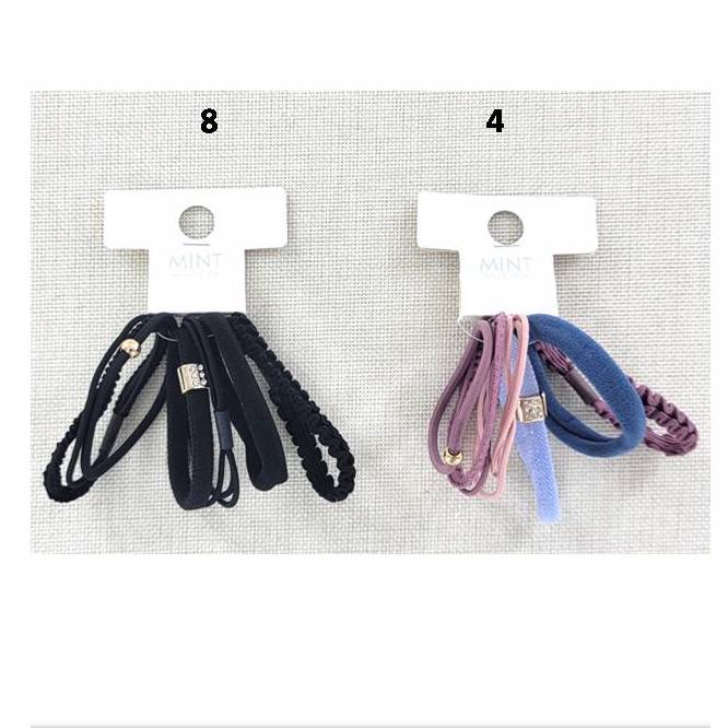 Assorted Hair Ties 6 Pce Set