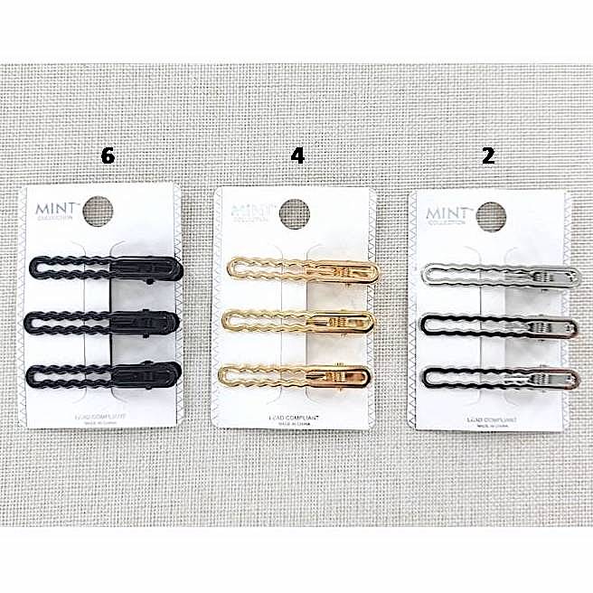 Wave Hair Clip Set