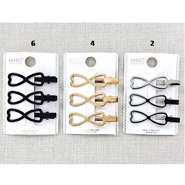 Bow Hair Clip Set