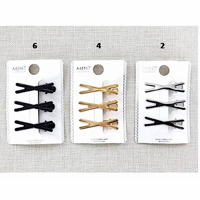 X Hair Clip Set