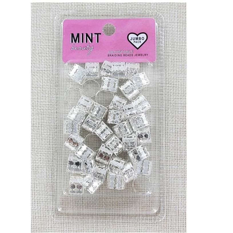 Silver Metal Hair Braid Cuffs