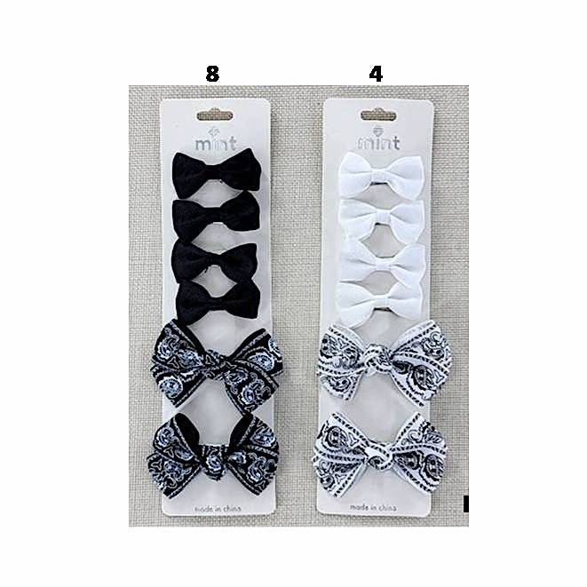 Paisley Hair Bow Clip Set
