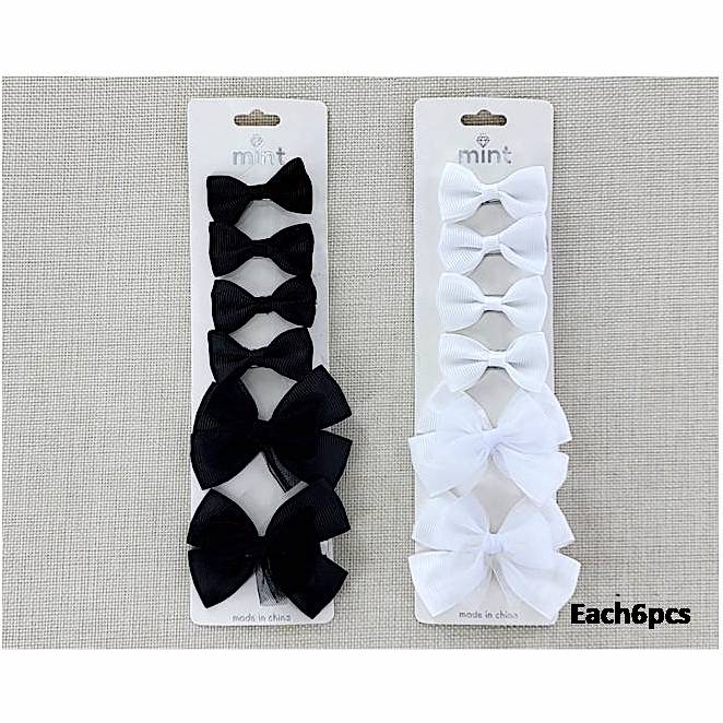 Hair Bow Clip Set