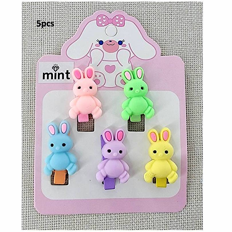 Bunny Hair Clip Set