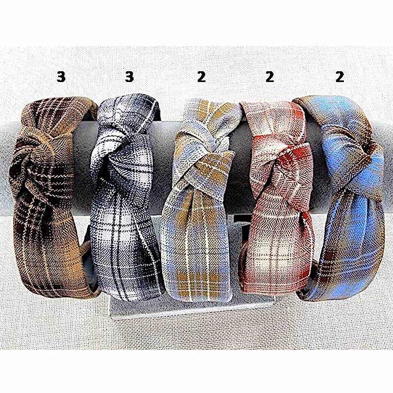 Plaid Hairband