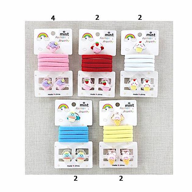 Ice Cream Hair Clip Set
