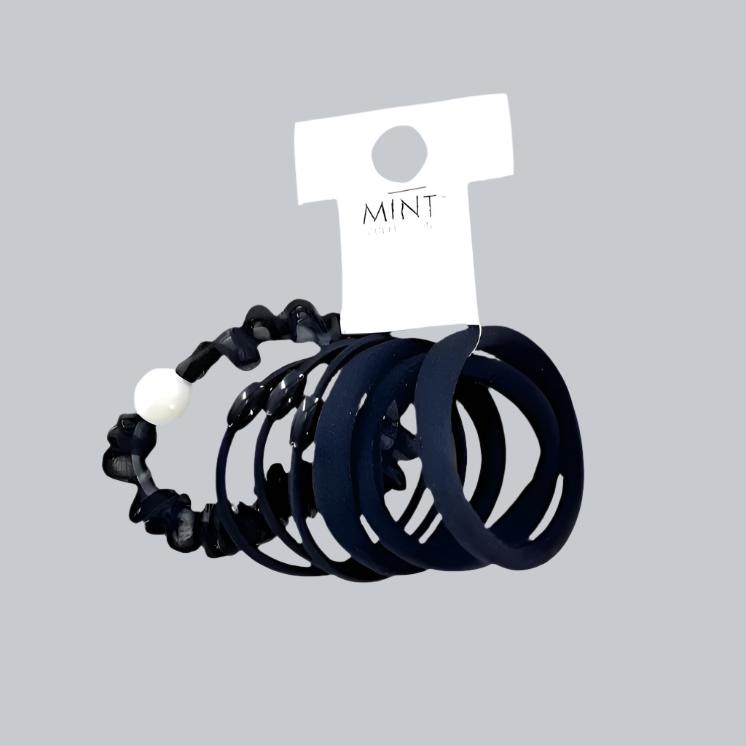 Assorted Black Hair Ties