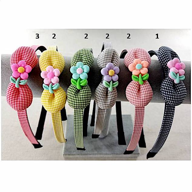 Flower Bow Headband