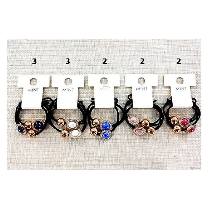 Bead Hair Tie 2 Pce Set