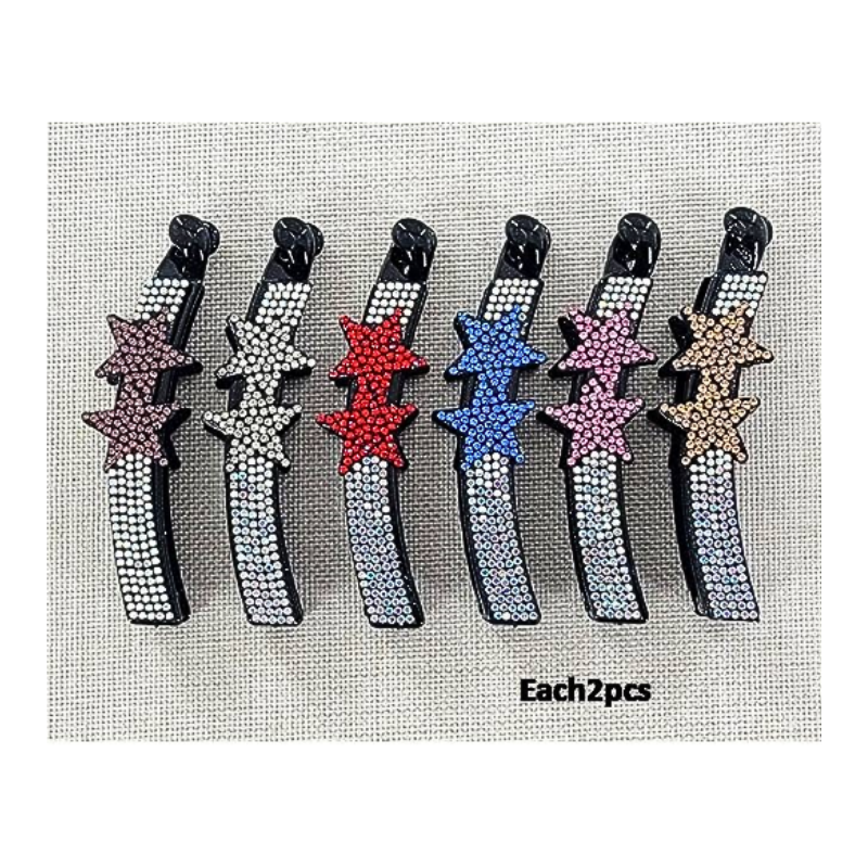 Rhinestone Star Banana Clip