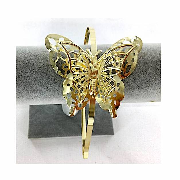 Metal Filigree Butterfly Headband