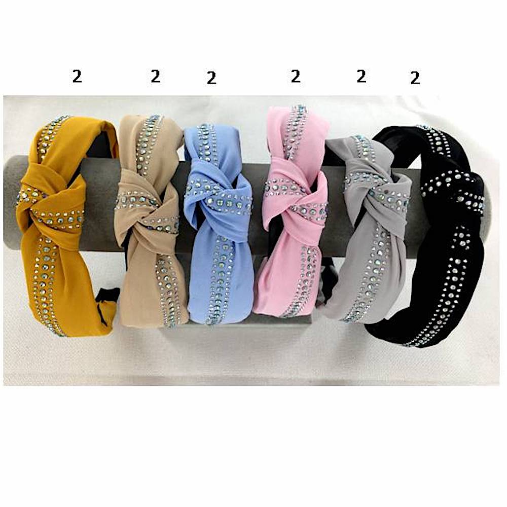 Rhinestone Knot Headband