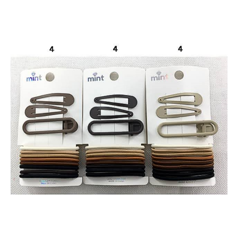 Hair Clip & Hair Tie Set