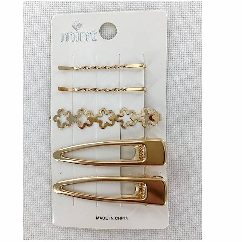 Metal Hair Clip Set
