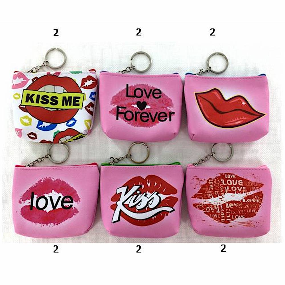 Kiss Pattern Coin Purse