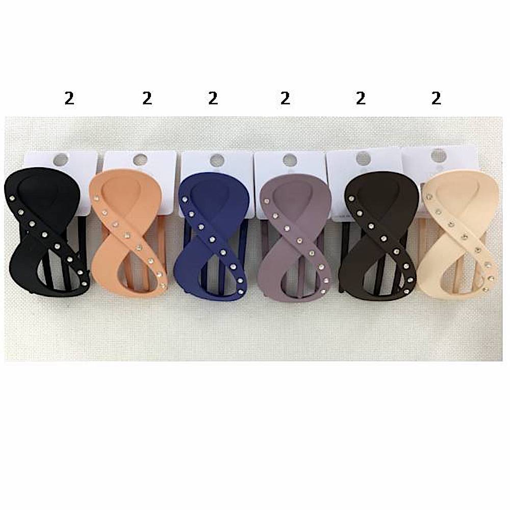 Matte Infinity Claw Clip