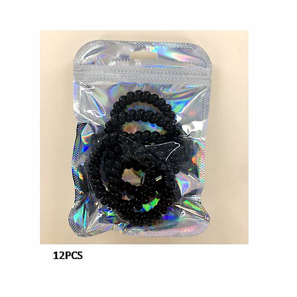 GYH12294 - Black Hair Coils 5 Piece Pack