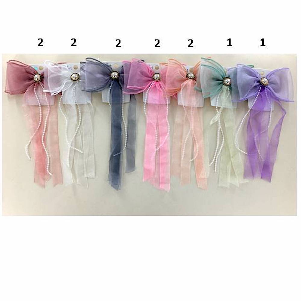 GYH12773 - Pearl Hair Bow Clip