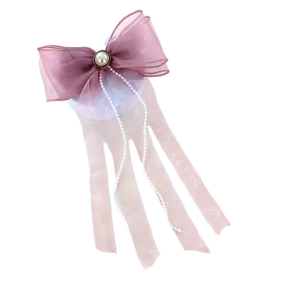 GYH12773 - Pearl Hair Bow Clip