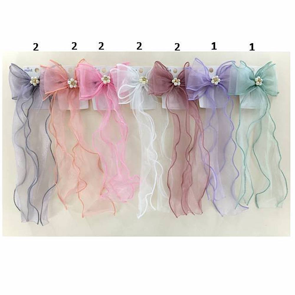 GYH12790 - Sheer Hair Bow Clip