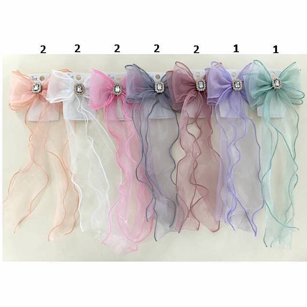GYH12791 - Sheer Hair Bow Clip