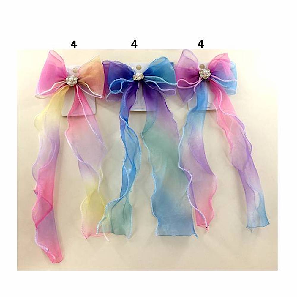 GYH12802 - Sheer Ombré Hair Bow Clip