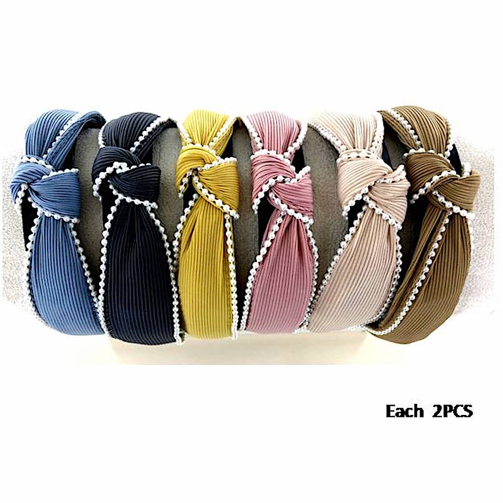 Ribbed Pearl Headband