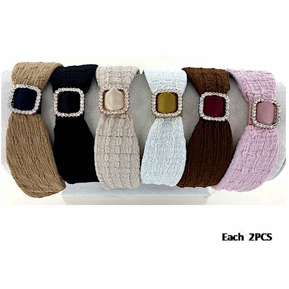 Rhinestone Buckle Headband