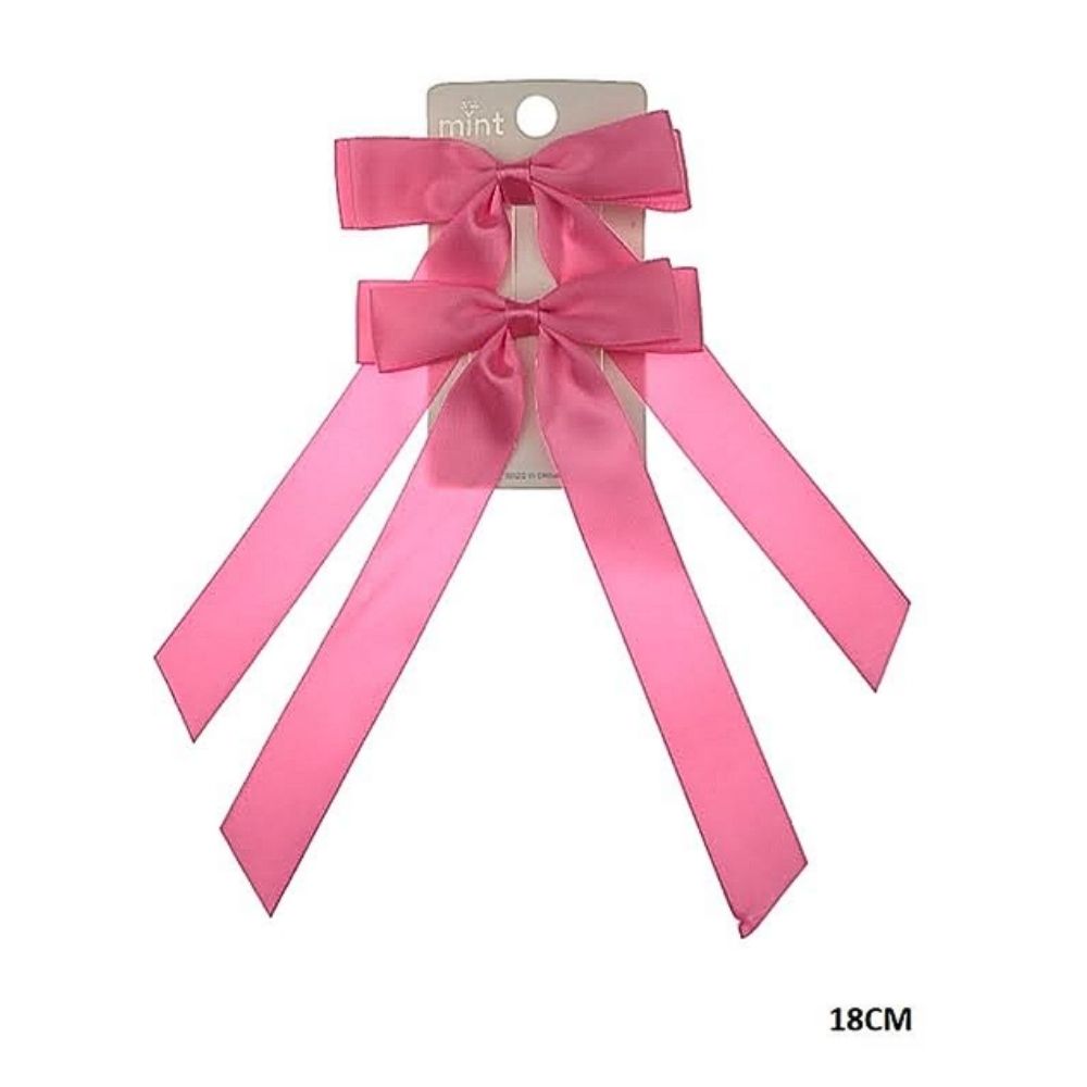 GYH13351 - Satin Hair Bow Clips