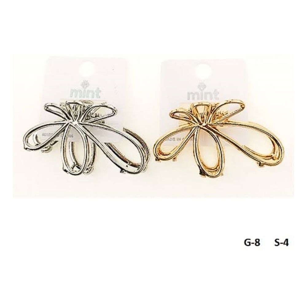 Metal Flower Claw Clip