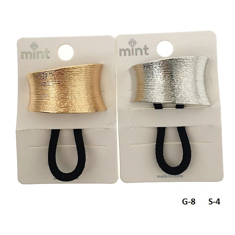 Brushed Metallic Hair Tie
