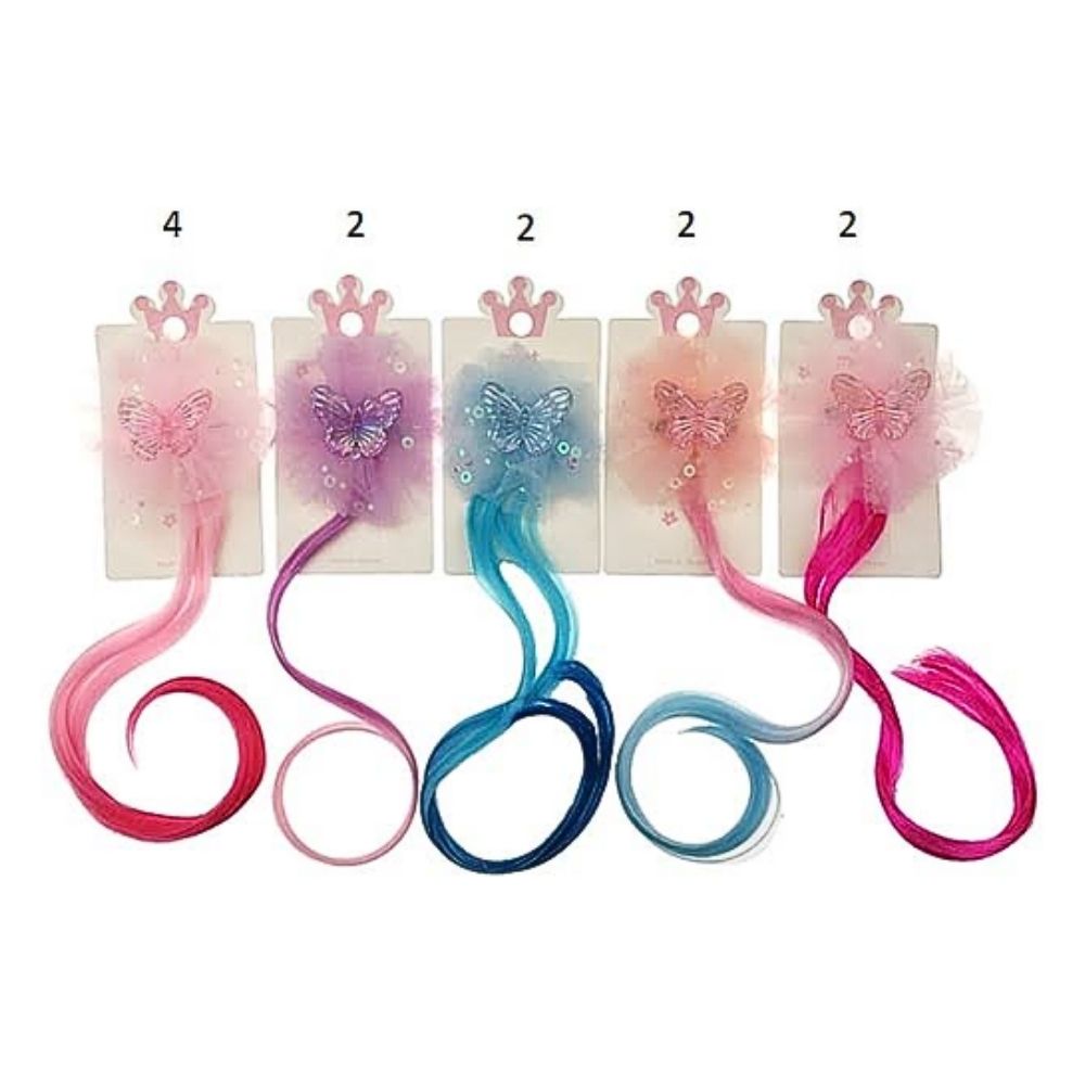 Ombré Hair Extension Butterfly Hair Clips
