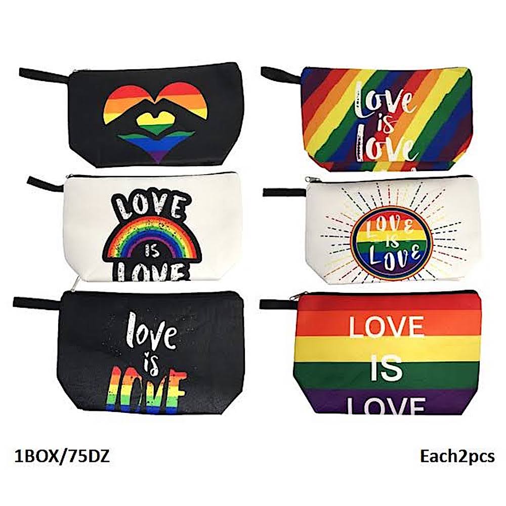 LGBTQ Rainbow Pride Month Cosmetic Pouch