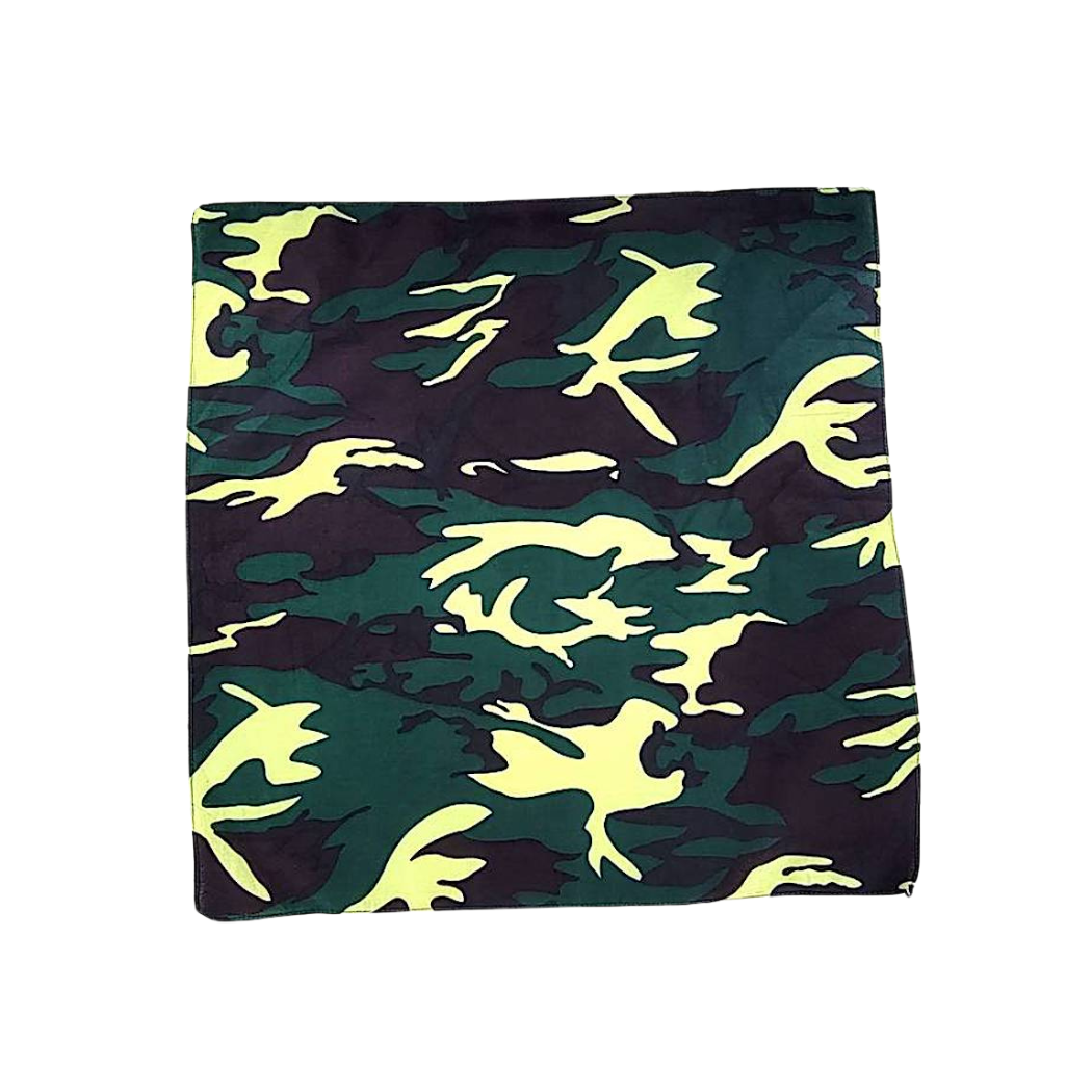 100% Cotton Camouflage Bandana