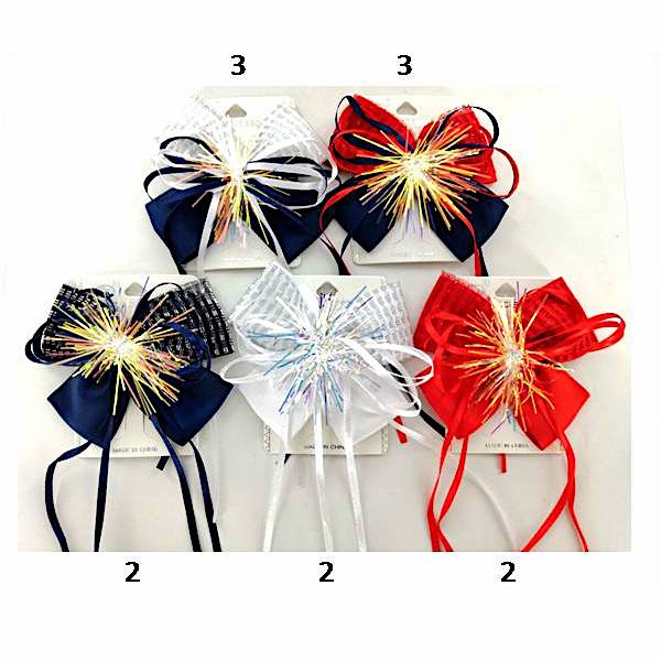 Tommy Fringe Hair Bow Clip