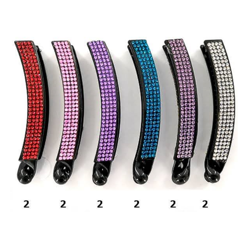 Rhinestone Banana Clip