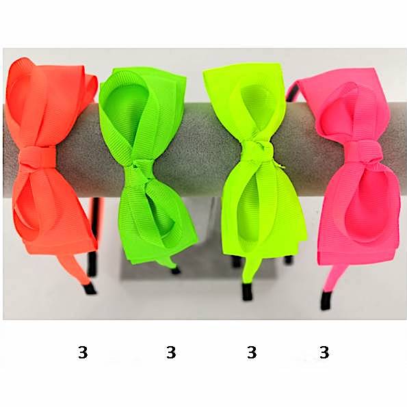 Neon Bow Headband