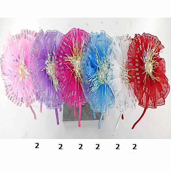 Holographic Flower Headband