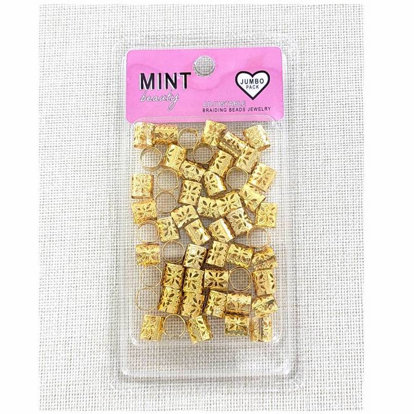 Gold Metal Hair Braid Cuffs